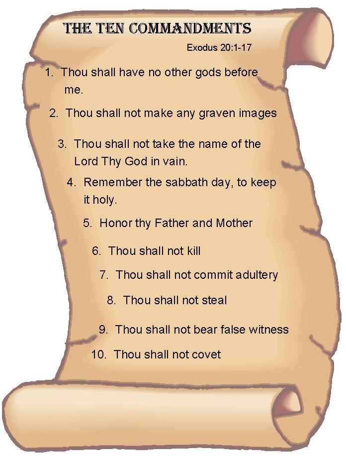 6827ddfee99de347c58ef7273ff4c2a9 - ten commandments on a scroll