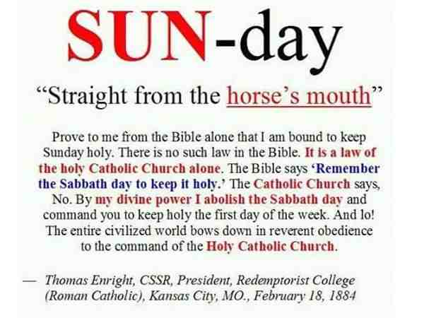 Change of True Sabbath to false sabbath image 2