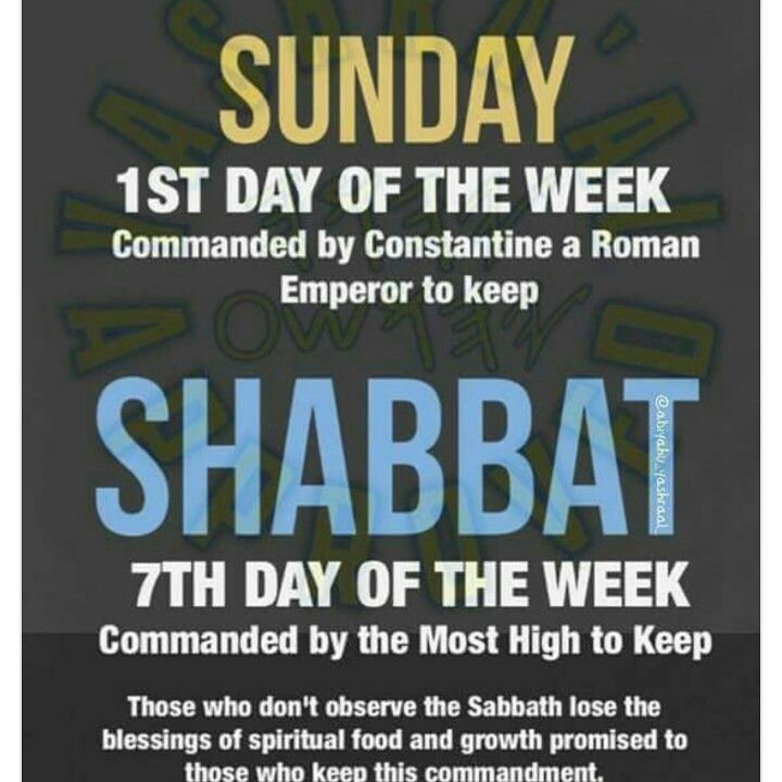 Change of True Sabbath to false sabbath image 4